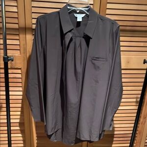 Athleta Women’s Gray  Button Down Shirt
